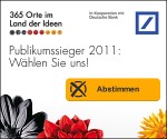 Banner Publikumssieger Ausgewählter Ort 2011