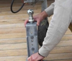 Verstellbarer Kugelkopf des freecampers