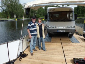 Roswita und Peter M. aus Schlesig Holstein haben mit dem freecamper® spontan die Havel befahren.
