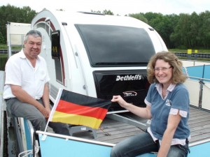 Versäumten auf dem freecamper® kein Fußballspiel: Birgit und Helmut aus Biberach