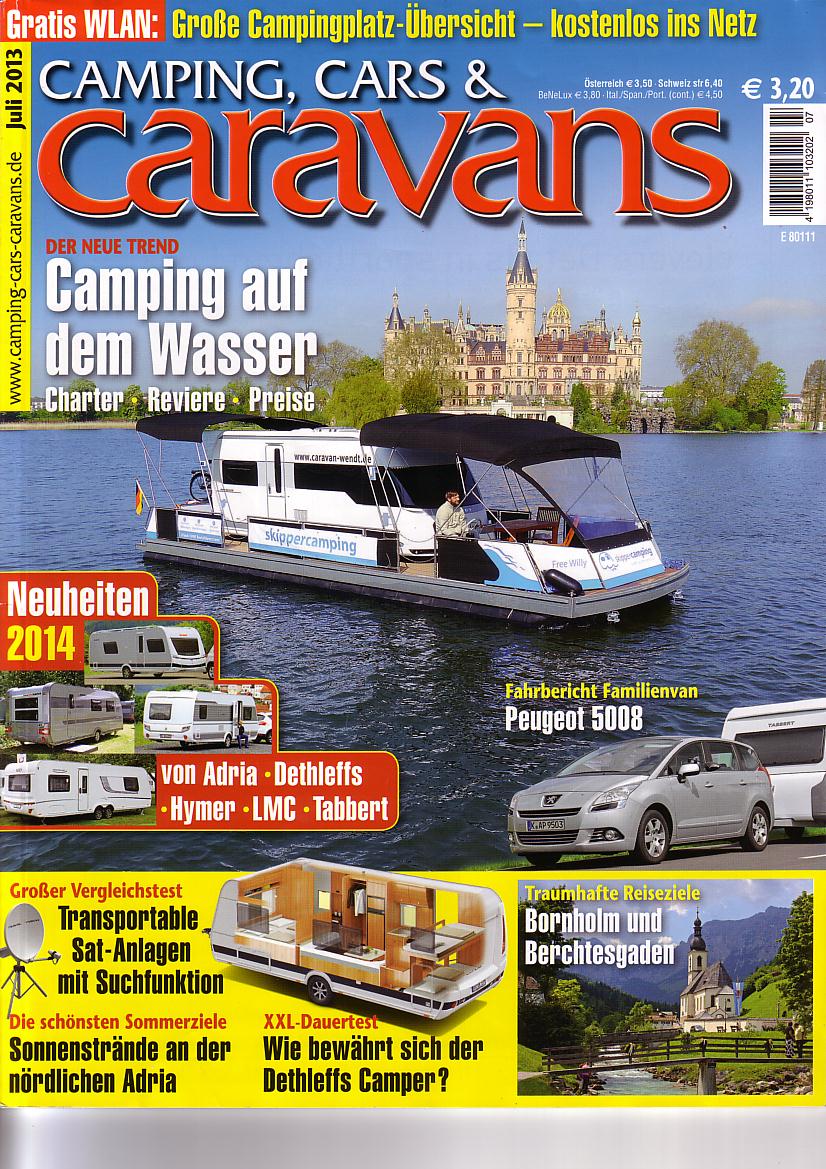 Schwimmender Campingplatz