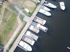 Marina Neuer Hafen Mildenberg aus der Luft