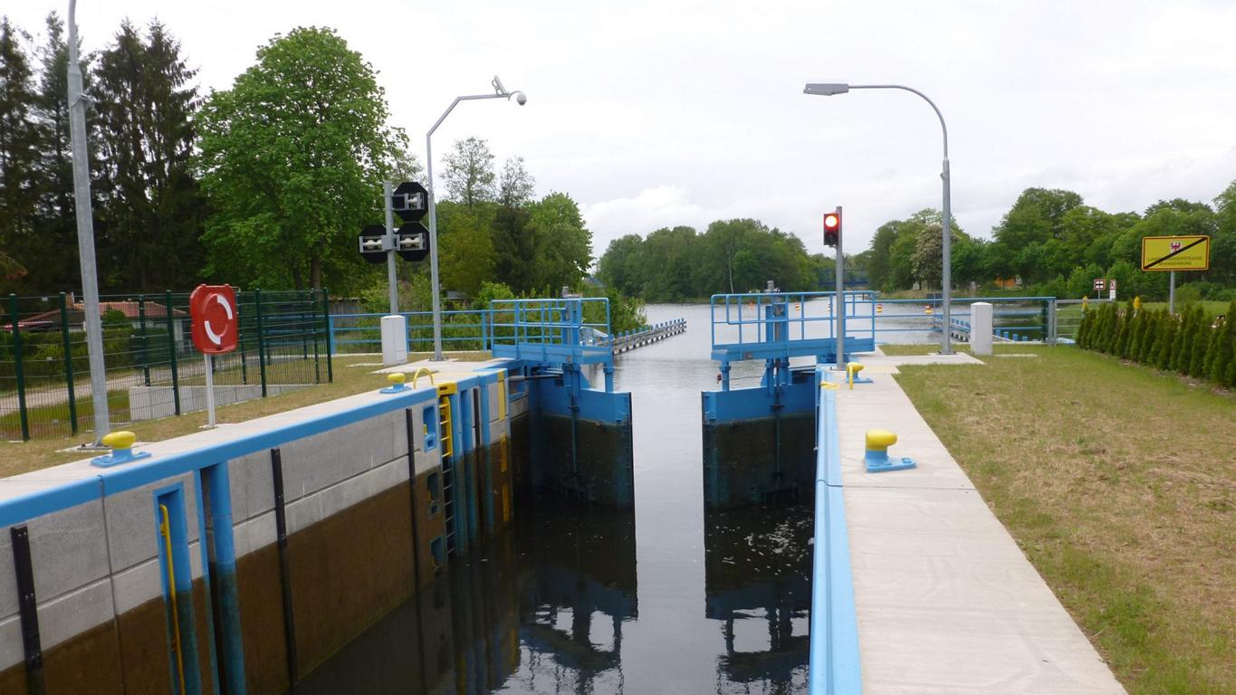 Schleuse Zaaren wieder passierbar