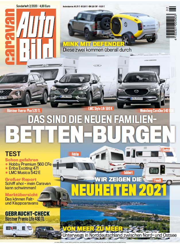 Klar Schiff: der Caravan geht baden